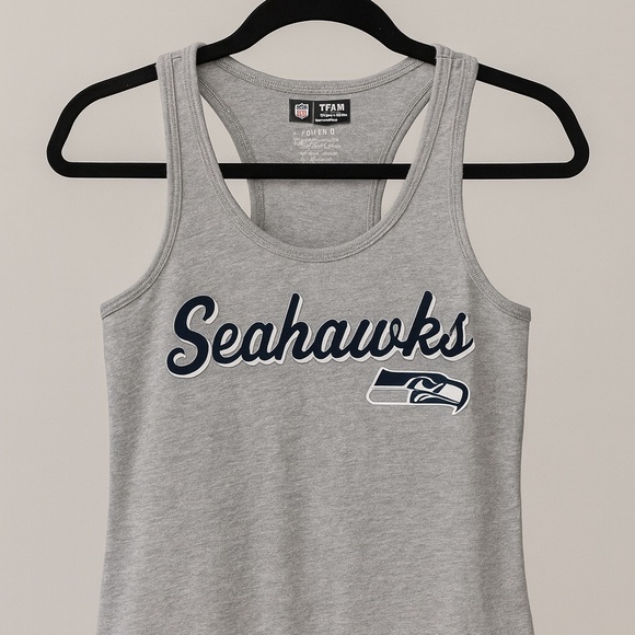 NFL Team Apparel Women’s Seattle Seahawks Tank & Shorts Sleep Set – SP - Picture 2 of 3
